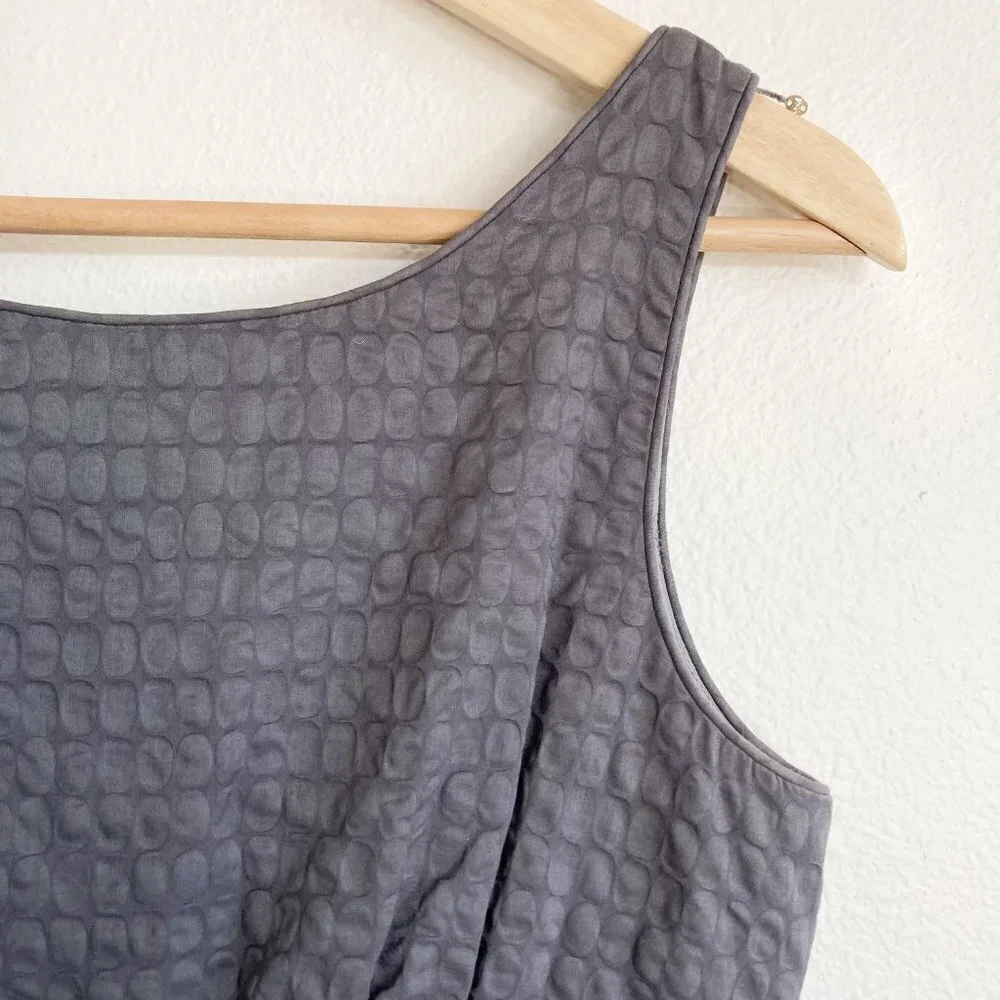 J Crew Fit & Flare Sleeveless Textured Dress